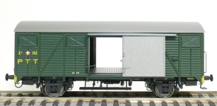 Exact-Train EX20949 - H0 - Gedeckter Güterwagen Aproz, SBB, Ep. III